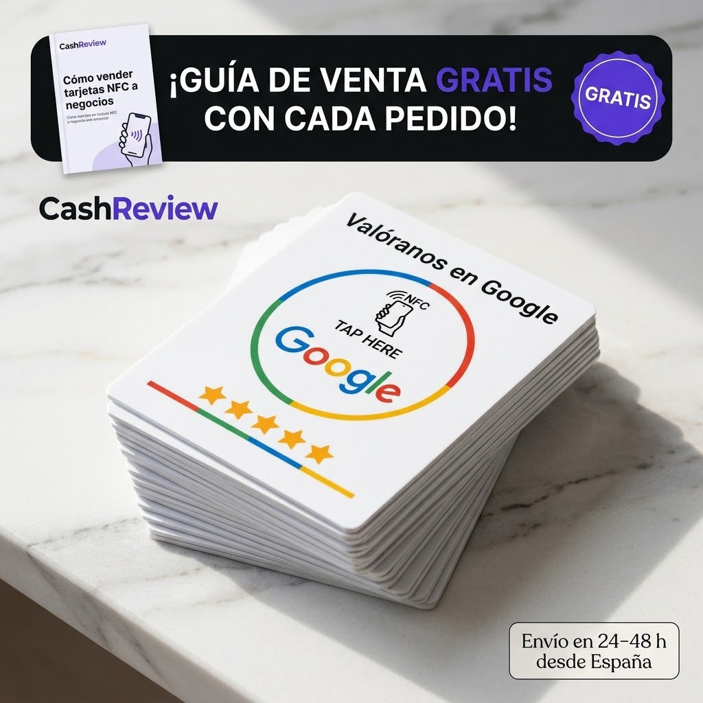 Tarjetas NFC con soporte para Reseñas Google