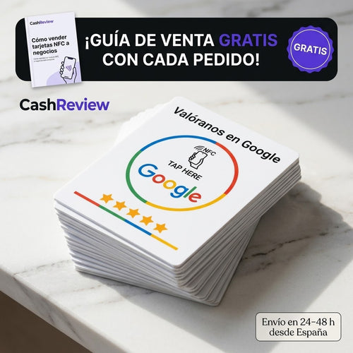 Tarjetas NFC con soporte para Reseñas Google