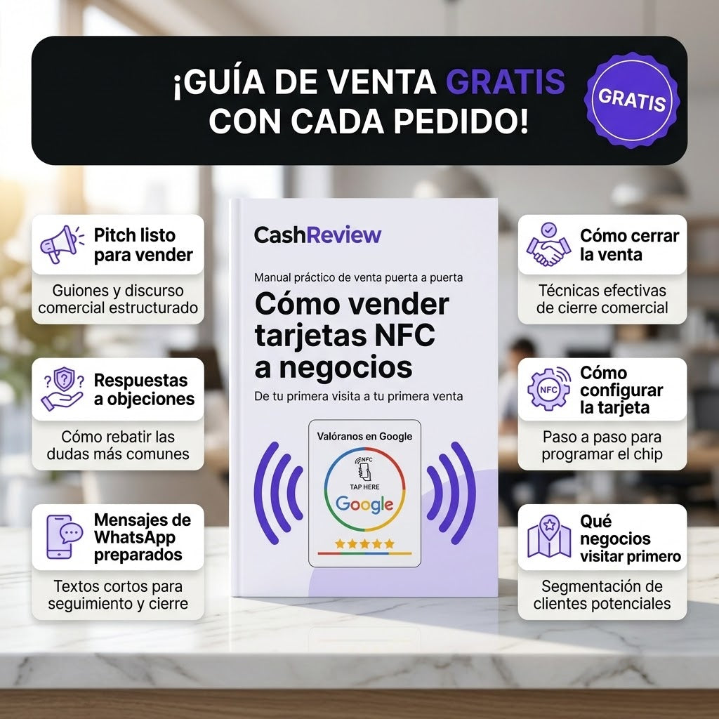 Tarjetas NFC con soporte para Reseñas Google